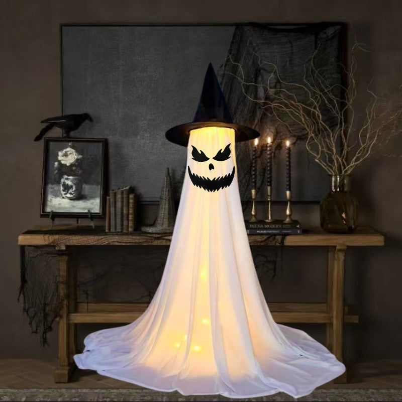 Halloween Decor Spooky Ghost Yard Stake with Stake Weatherproof Porch Garden Decorations for Front Yard Haunted House Props