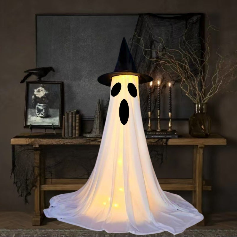 Halloween Decor Spooky Ghost Yard Stake with Stake Weatherproof Porch Garden Decorations for Front Yard Haunted House Props