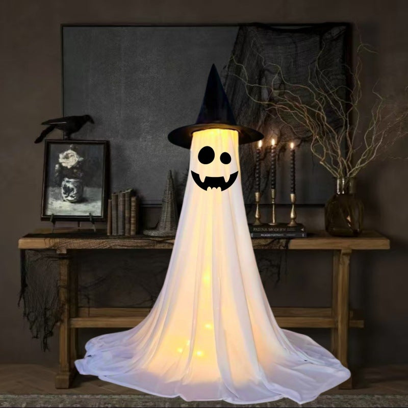 Halloween Decor Spooky Ghost Yard Stake with Stake Weatherproof Porch Garden Decorations for Front Yard Haunted House Props