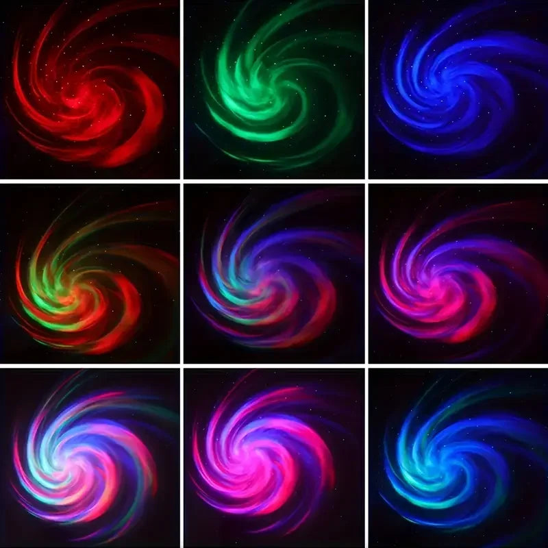 LED Projector Lamp USB Powered Remote Control Stunning Galaxy and Nebula Effects Night Lamp for Bedroom Living Room Office Decor