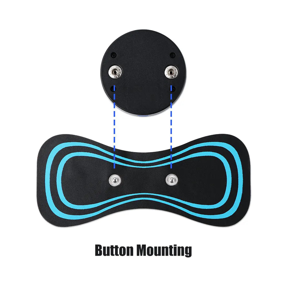 EMS Neck Massager Rechargeable Cervical Neck massager Back and Neck massage Pulse Mussle Stimulator Portable Body mini massager