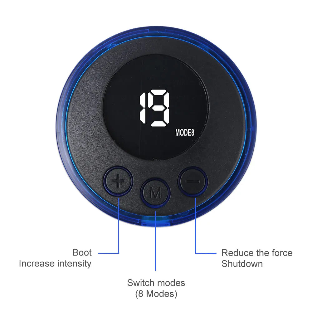 EMS Neck Massager Rechargeable Cervical Neck massager Back and Neck massage Pulse Mussle Stimulator Portable Body mini massager