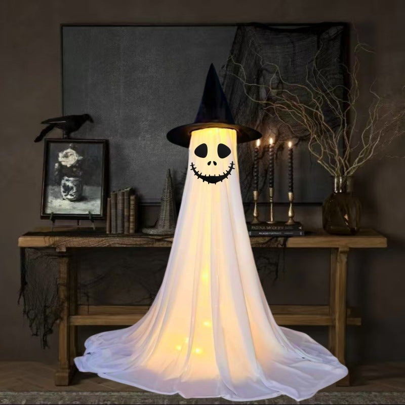 Halloween Decor Spooky Ghost Yard Stake with Stake Weatherproof Porch Garden Decorations for Front Yard Haunted House Props