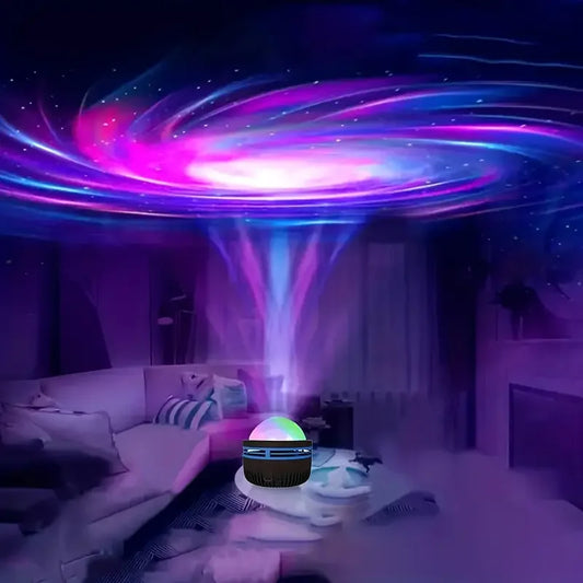 LED Projector Lamp USB Powered Remote Control Stunning Galaxy and Nebula Effects Night Lamp for Bedroom Living Room Office Decor